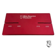  417 1/24 Slot Car Billet Tech Block 4  x8   0  -.035  Depth - Mid America New