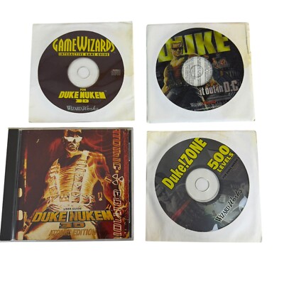 Duke Nukem 3D Atomic Edition PC Jewel Case w/ Manual Game Guide Duke! Zone