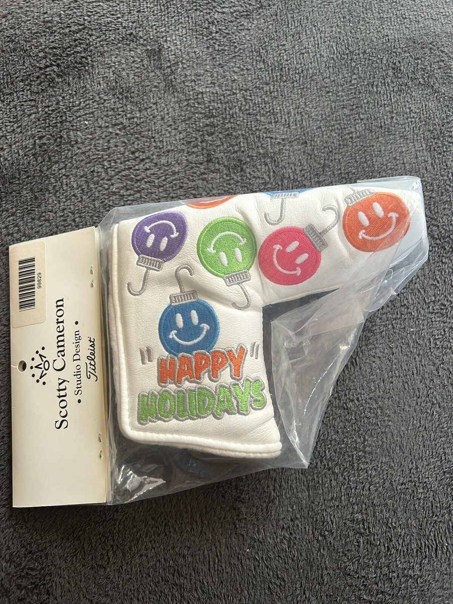 Scotty Cameron putter head cover Holiday 2011 smile face