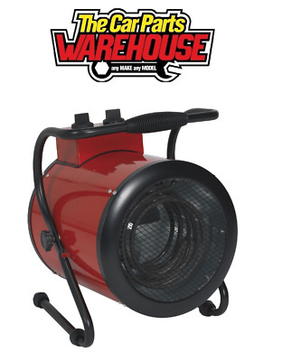 Sealey EH3001 230V Industrial Fan Heater 3kW Heat Settings Garage  Workshop UK