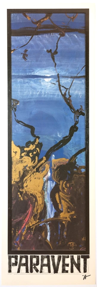 HORST JANSSEN Paravent Verlag St. Gertrude Plakat Signatur gestempelt 1993