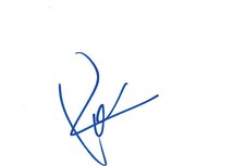 Paul Pogba autograph signed 10x15 cm index card
