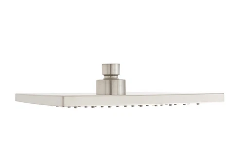 Signature Hardware Rigi 1.8 GPM Single Function Rain Shower Head Brushed Nickel - Picture 2 of 2