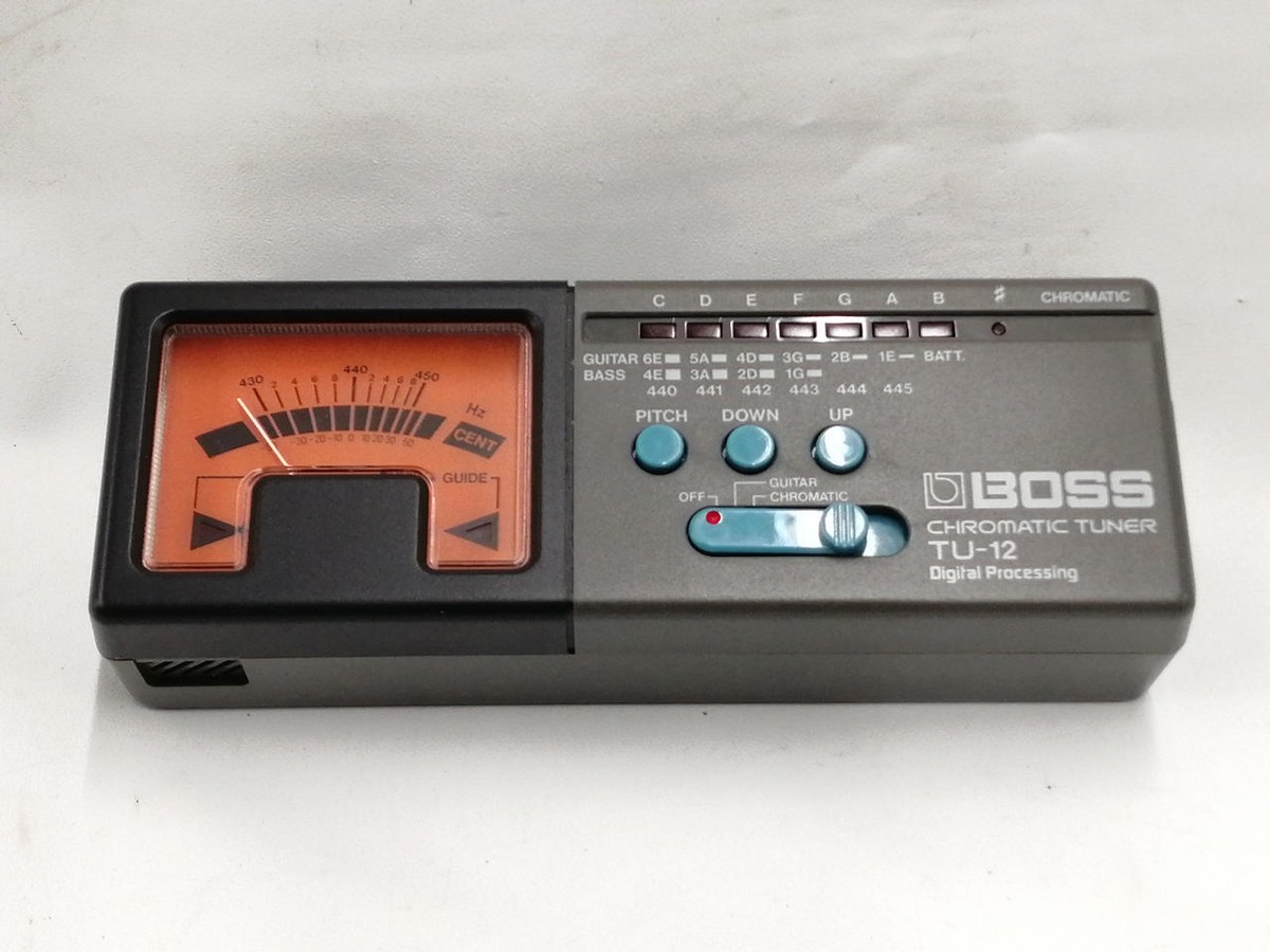 BOSS チューナー TU-12EX Amazon.com: BOSS TU-12EX Guitar/Bass Chromatic Tuner with