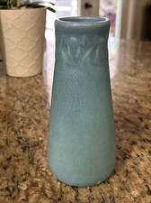Antique Rookwood Art  Crafts Pottery Vase Blue Bellflower 1919 2111 MINT