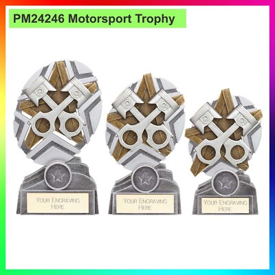 MOTORSPORT KOLBEN TROPHÄE - The Stars Award, KOSTENLOSE GRAVUR, Pokale, Auszeichnungen