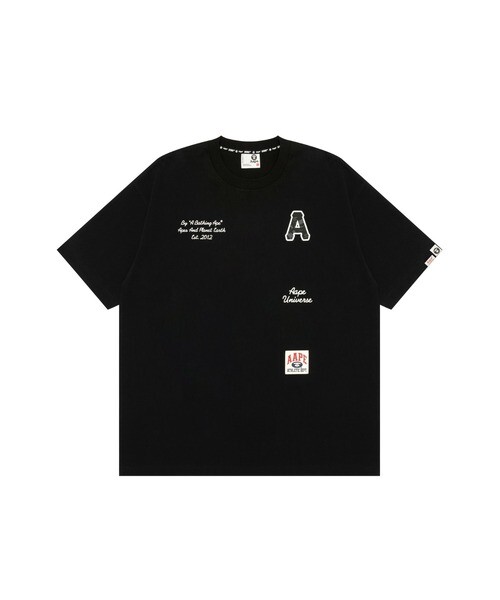 AAPE BY A BATHING APE AAPE A LOGO TEE JAPAN NEW free shipping