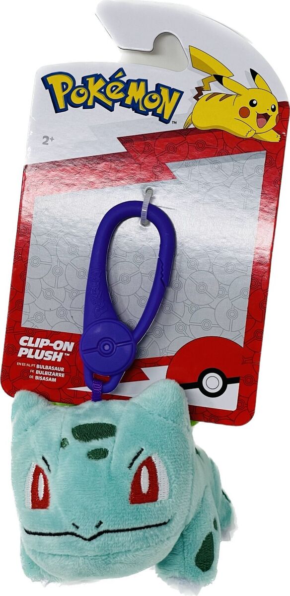 Pokemon 3.5 Clip-On Plush: Bulbasaur