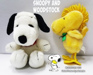 Snoopy WoodStock 1965 1972 Plush Vintage Peanuts Stuffed Toy Lot Size 8