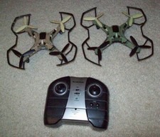 Brookstone Flight Force Battling Drones (Set of 2) - no batteries Sold for Parts