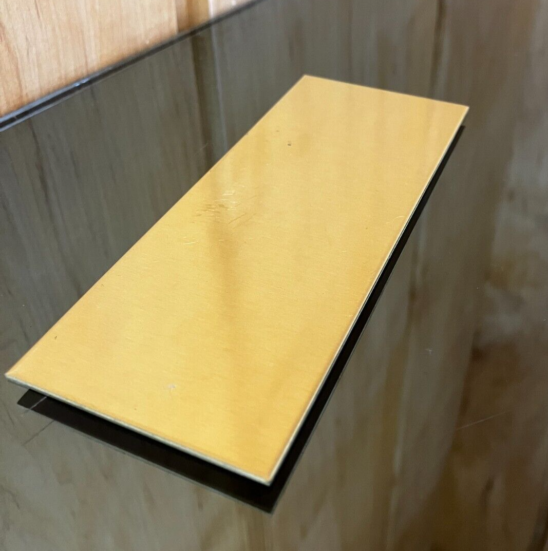 1/16" BRASS SHEET PLATE NEW 2"X5" .0625 Thick *CUSTOM SIZES AVAILABLE