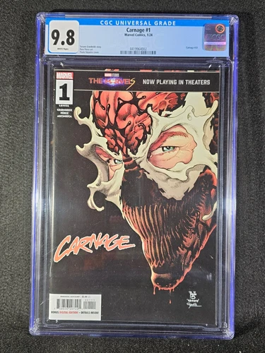 Carnage #1 Marvel Comics 2024 Paulo Siqueira Cover CGC 9.8 WP