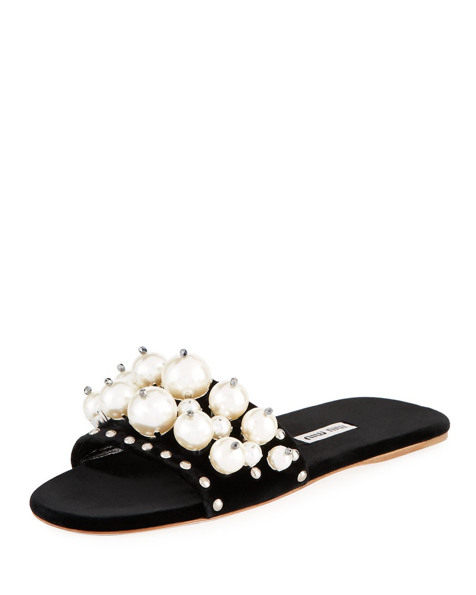 PRADA＊Velvet slides ベルベットサンダル＊送料込 PRADA＊Velvet slides ベルベットサンダル＊送料込 (PRADA