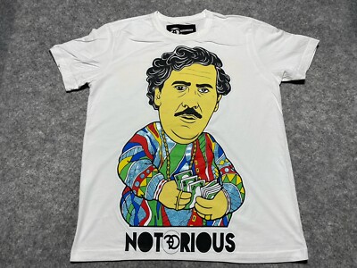 FRESHCOBAR Get Paid Cash money Pablo White Baggy M Shirt Notorious Private Stock