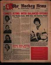 The Hockey News Weekly Newspaper Dec 6, 1974 Vol 28 #9 Ray Schultz 102621WEEM