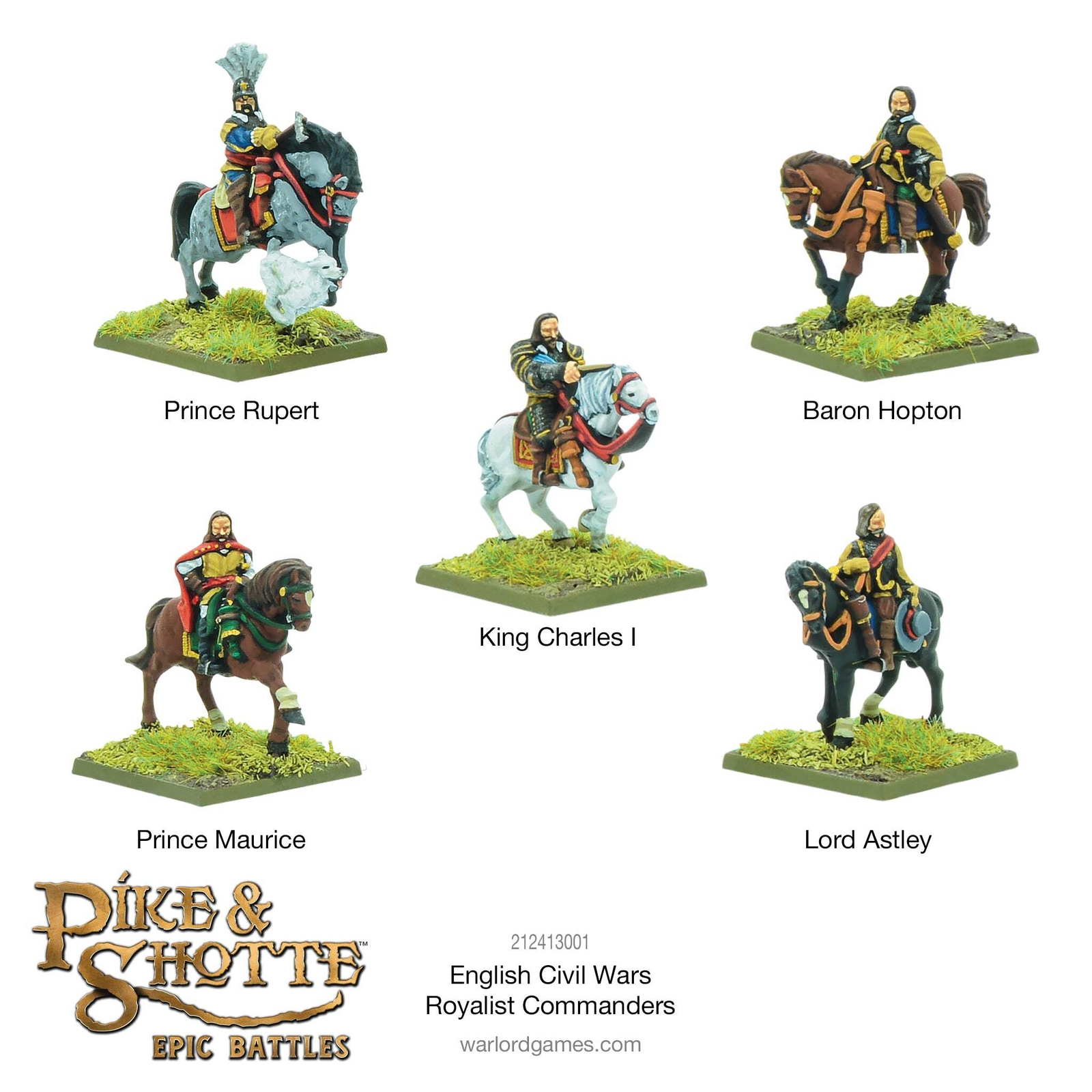 Pike & Shotte Epic Battles - English Civil Wars Royalist Commanders - Warlord Ga