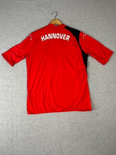 Hannover 96 Soccer Jersey Mens 3XL Red 2005-2006 Diadora Home Futbol Zip Up - Picture 12 of 14
