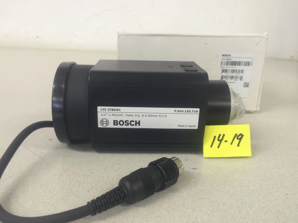 Bosch LTC 3783/51 Zoomobjektiv IR-korrigiert 1/2 Zoll, 8,5 - 85 mm, Video-Blende