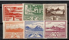 Jersey: No 3-8 MNH