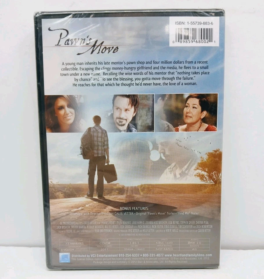 Pawn's Move (DVD) Family Approved VCI Entertainment 2012 (New Sealed) - Image 2 of 2