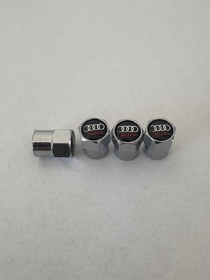 4x Auto-Vetilkappen, Airdust, Wasserdicht Mit Logo  Audi