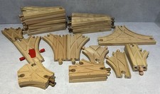 Lot Of 24 Thomas Wooden Railway Switch Split Curve Track