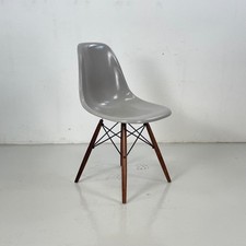 Eames Dsw Sedia Herman Miller Noce Perno Base 50s 60s Molto Raro Luce Grigio