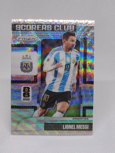 Lionel Messi #15 Wave Prizm!! 2026 Panini Prizm Fifa World Cup - Scorers Club