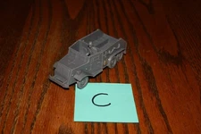 Vintage Marx Battleground Dark Gray German Army Half-Track and Driver C - MPC