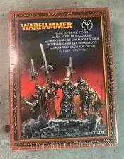 Dark Elves Black Guard Warriors OOP Metal, Sealed