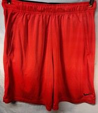 Nike Dri-FIT Red Athletic Basketball Shorts - Men  s Size Large