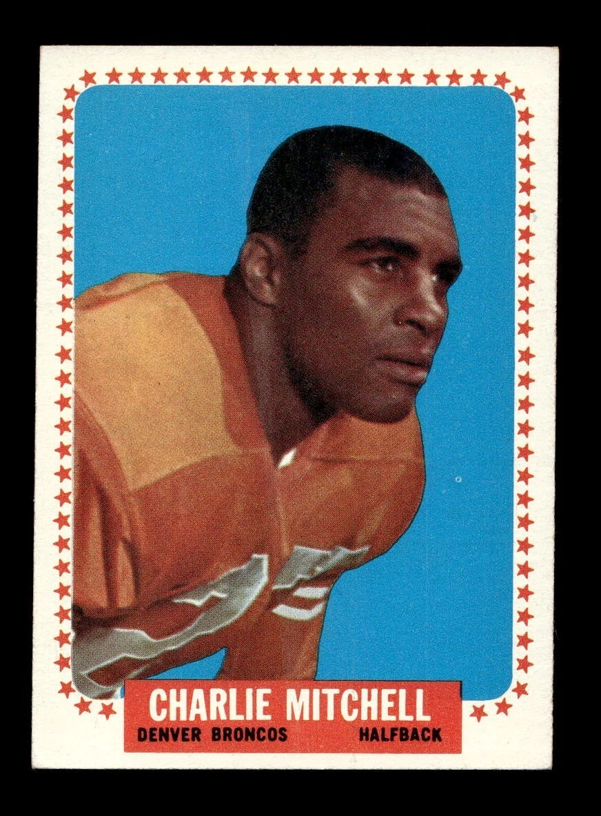 1964 Topps #55 Charlie Mitchell Broncos EX *9s