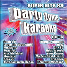 Party Tyme Karaoke Super Hits 38 16-song CD G  CD 