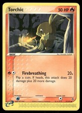 Torchic 77/97 Common Dragon Pokemon Moderately Played