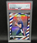 Drake Maye 2024 Panini Prizm #329 Red White and Blue Rookie RC PSA 8