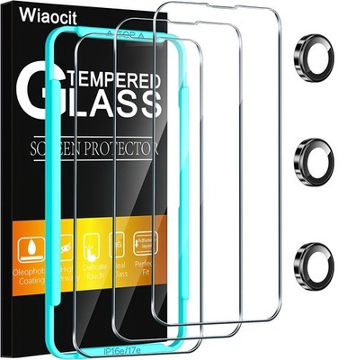 Wiaocit 3 iPhone 16e/iPhone 17e-6.1 Inch, 17e-Transparent 
