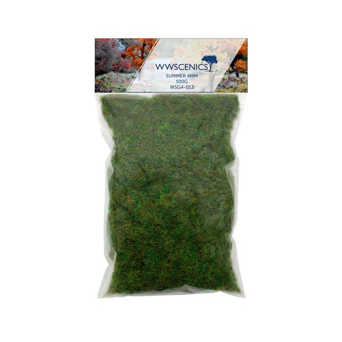 4mm Summer Static Grass - 100g WWScenics WSG4-013