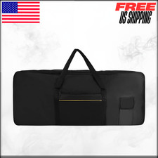 Waterproof Black 420D Oxford Cloth 61 Keys Electric Piano Keyboard Gig Bag Case
