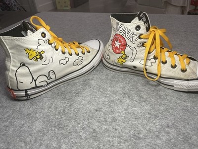 Converse x Peanuts Men's Chuck Taylor All Star High Top A01872F Size 9.5 M 11.5W