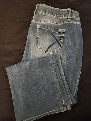 Lane Bryant Size 20 Bootcut Jeans Regular With Tummy Control Technology 