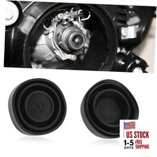 2 PCS Car Forward Light Dust Cover,2.16-3.79" Rubber Car Headlight Dust