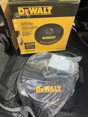 #ad Dewalt 18quot; Steel Deck Surface Cleaner For Pressure Washer 3700 PSI DXPA37SC $39.00