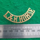 WW1 Lothians & Border Horse Regiment Shoulder Title Badge - Yeomanry British