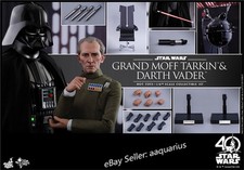 Hot Toys MMS434 Star Wars Grand Moff Tarkin & Darth Vader 1 6 Scale Set