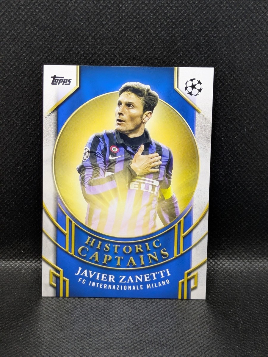 2024-25 Topps Club UEFA Historic Captains #HC-7 Javier Zanetti