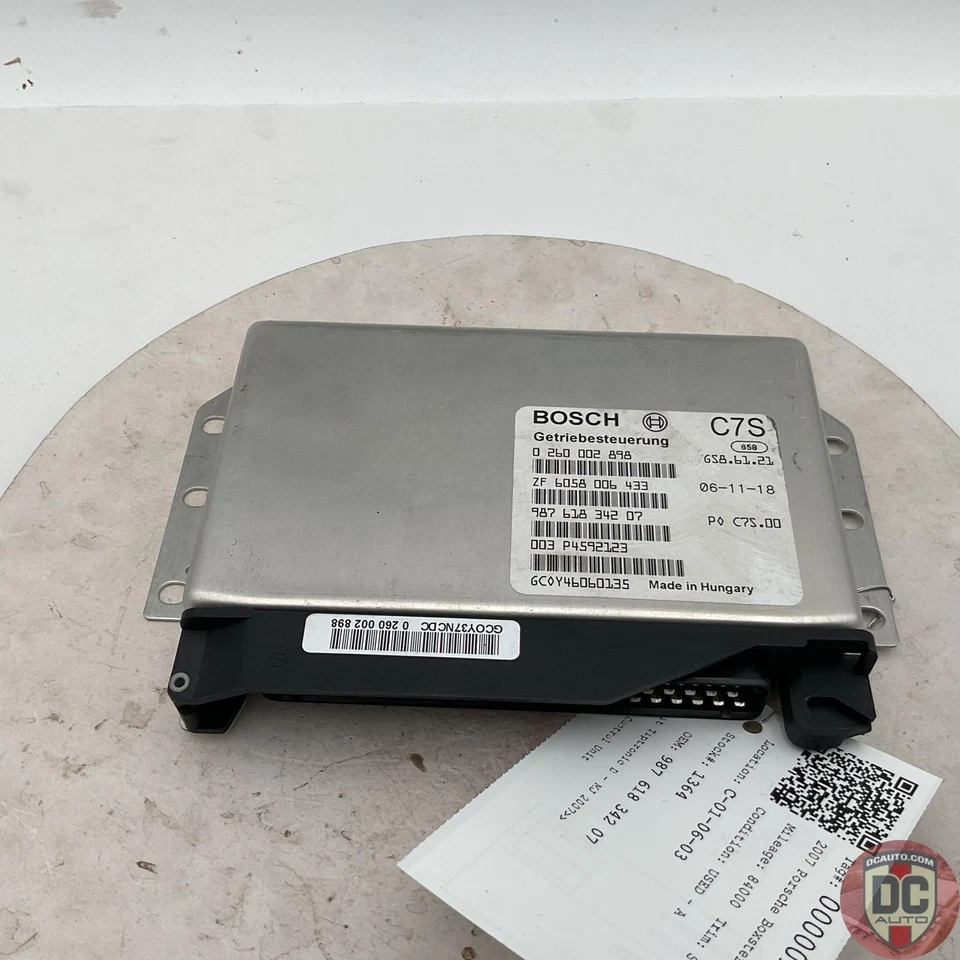 Módulo de control Porsche Boxster Cayman S Tiptronic 2007-2008 98761834207 11402 Foto 3 de 4