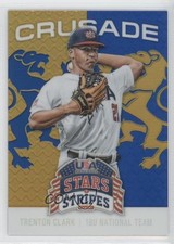 2015 Panini Stars and Stripes Crusade Blue Trent Grisham Trenton Clark #94 00kj
