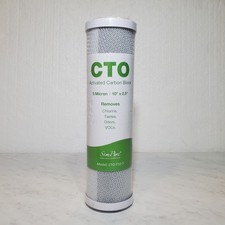 Simpure 5 Micron 10" X 2.5" Whole House Carbon Sediment Water Filter Cartridge