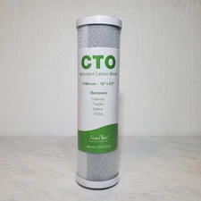 Simpure 5 Micron 10" X 2.5" Whole House Carbon Sediment Water Filter Cartridge