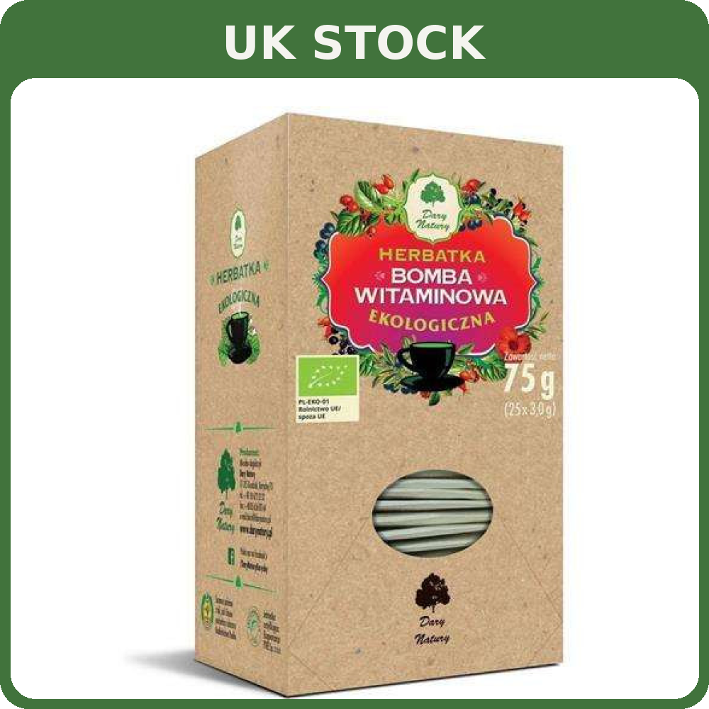 Organic Herbal Tea Blend 25x3g | Vitamin Bomb | Dary Natury
